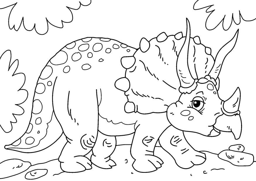 Ausmalbilder Dinosaurier Triceratops Ausmalbilder Dinosaurier Triceratops
