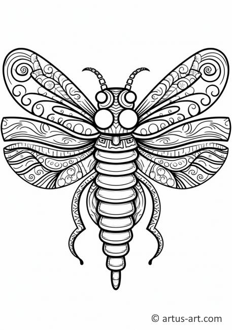 Schöne Libelle Malvorlage für Kinder » Gratis Ausdrucken & Ausmalen Schöne Libelle Malvorlage für Kinder » Gratis Ausdrucken & Ausmalen