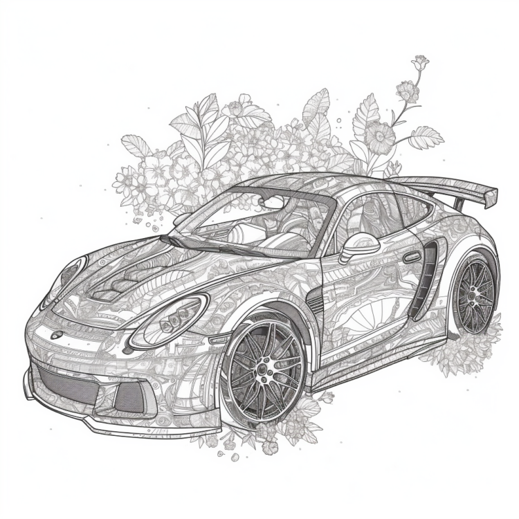 "Auto" Ausmalbild - kostenlos herunterladen "Auto" Ausmalbild - kostenlos herunterladen