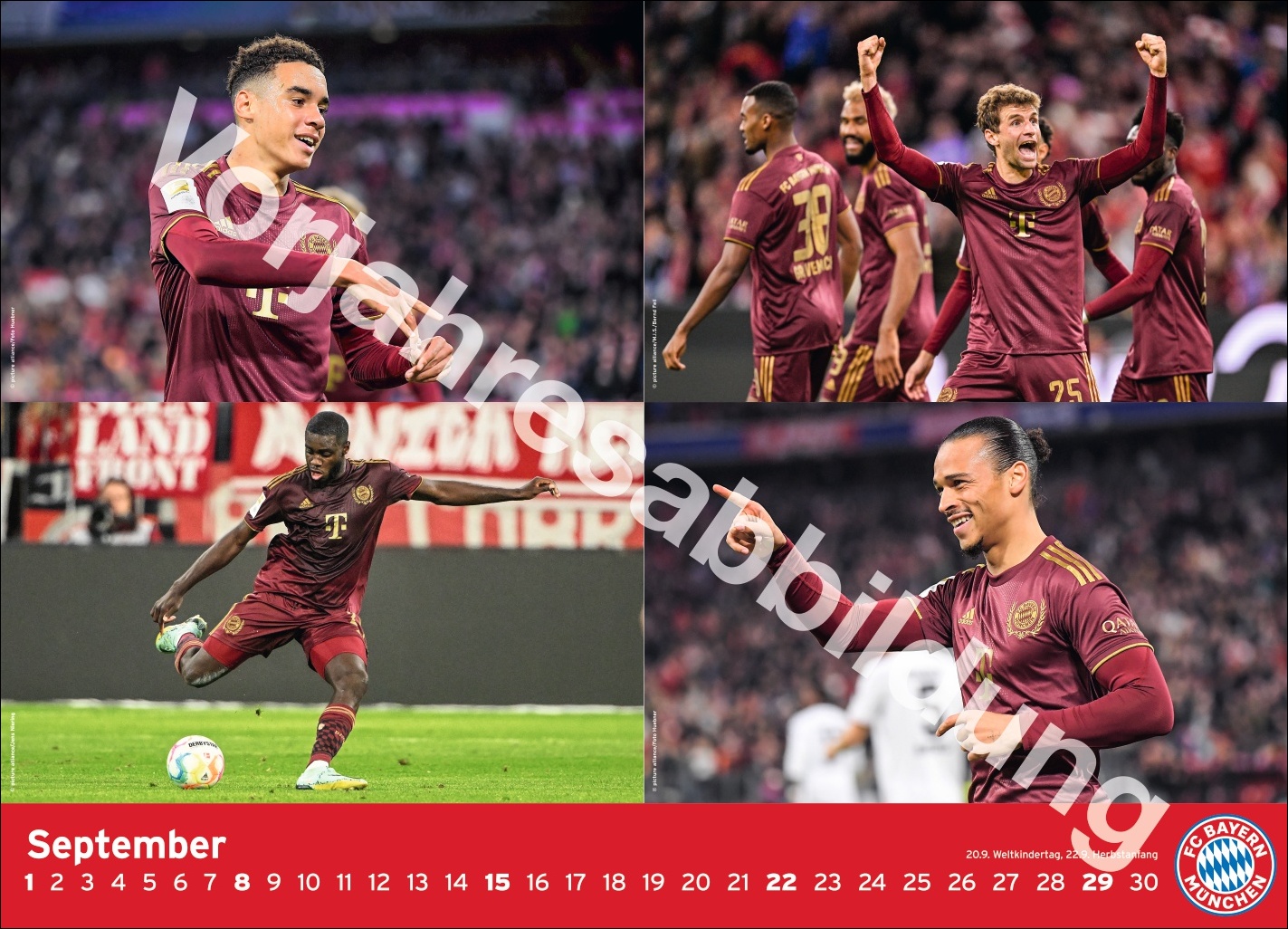 Kalender FC Bayern München Edition Kalender 2025 online kaufen